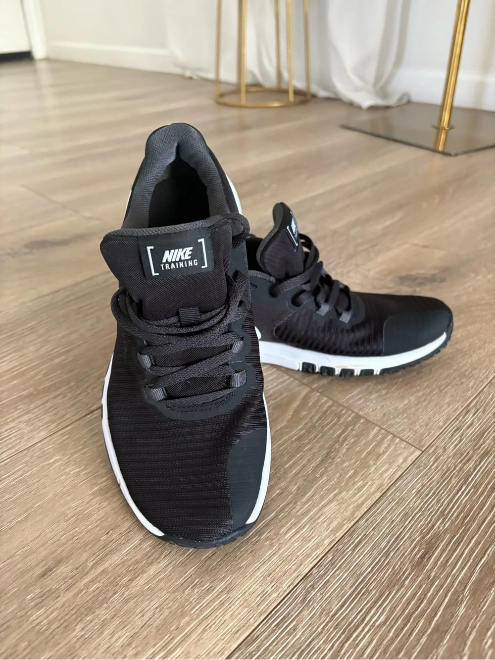 Nike Black and White Men's Training Sneakers